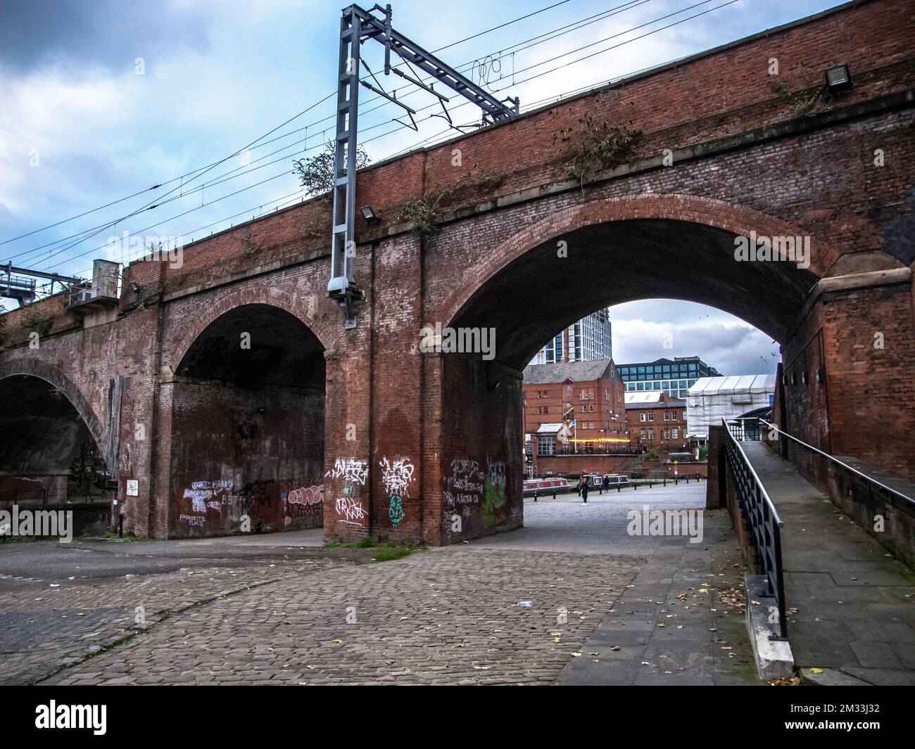 Manchester city bridges Stock Photo Alamy