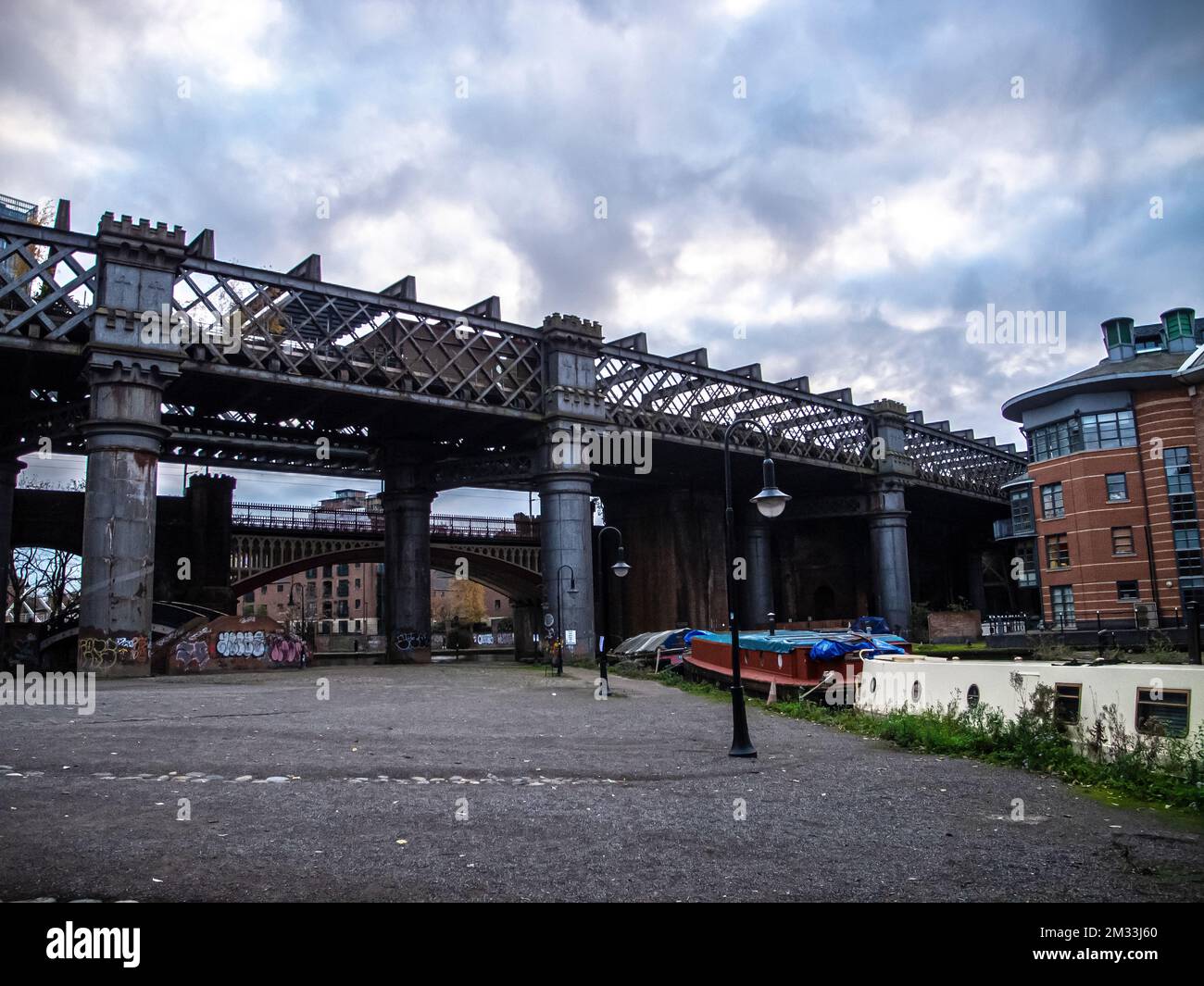 Manchester city bridges Stock Photo Alamy