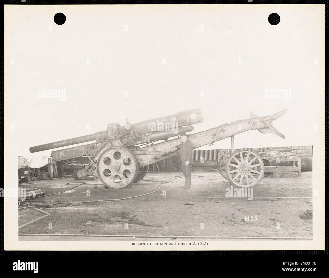 German field gun and limber , Armories, Ordnance industry, Artillery