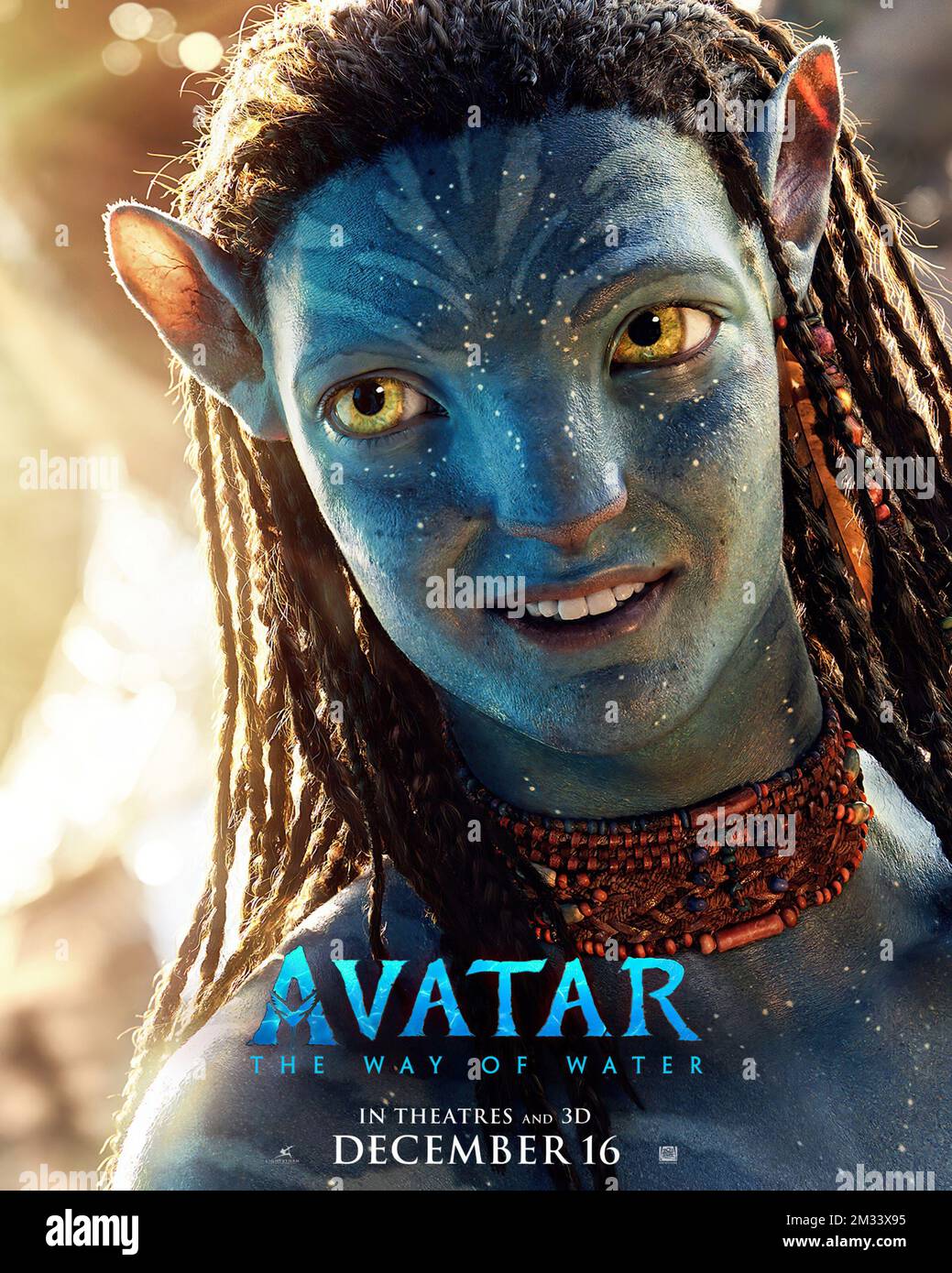 AVATAR THE WAY OF WATER, (aka AVATAR 2), character poster, Neteyam (voice Jamie Flatters