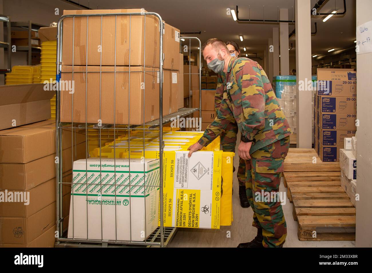 Chwapi Illustration picture shows a visit to the 'Centre Hospitalier de ...