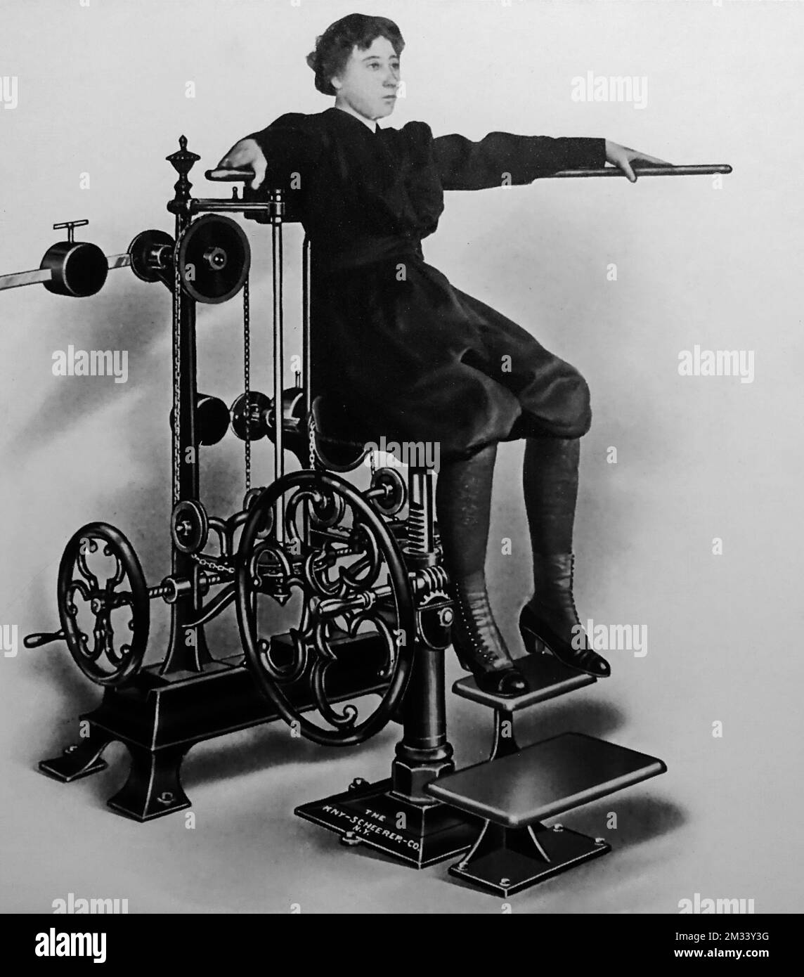 Vintage and bizarre photos of exercise machines from the past