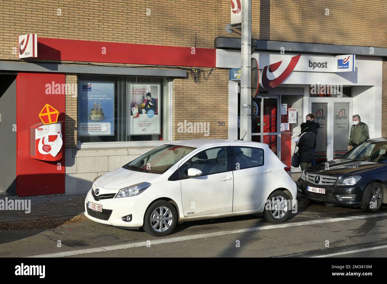 Illustration picture shows the bpost post office in Maasmechelen ...