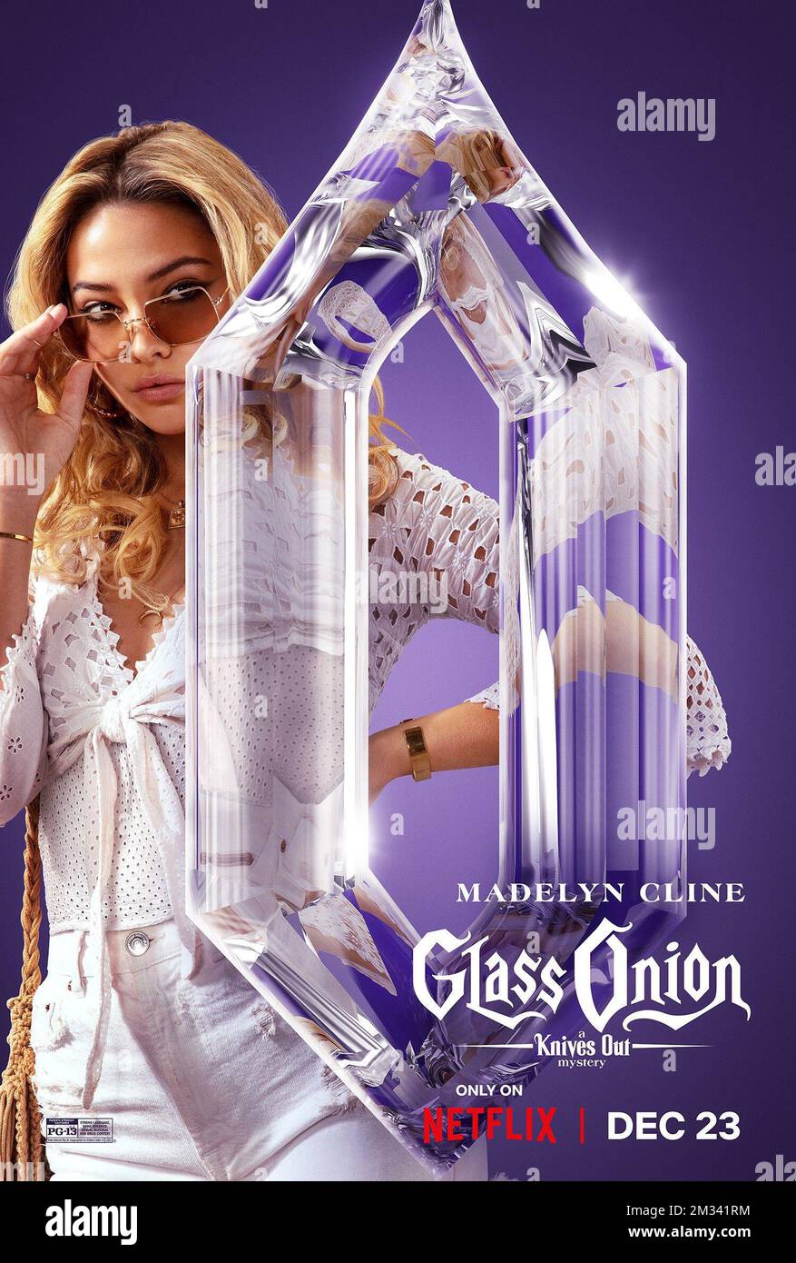 GLASS ONION A KNIVES OUT MYSTERY, (aka KNIVES OUT 2), US character poster, Madelyn Cline, 2022