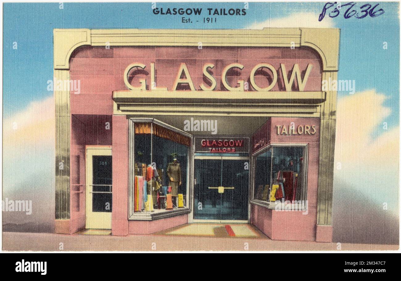 Glasgow Tailors, est. 1911 , Commercial facilities, Tichnor Brothers