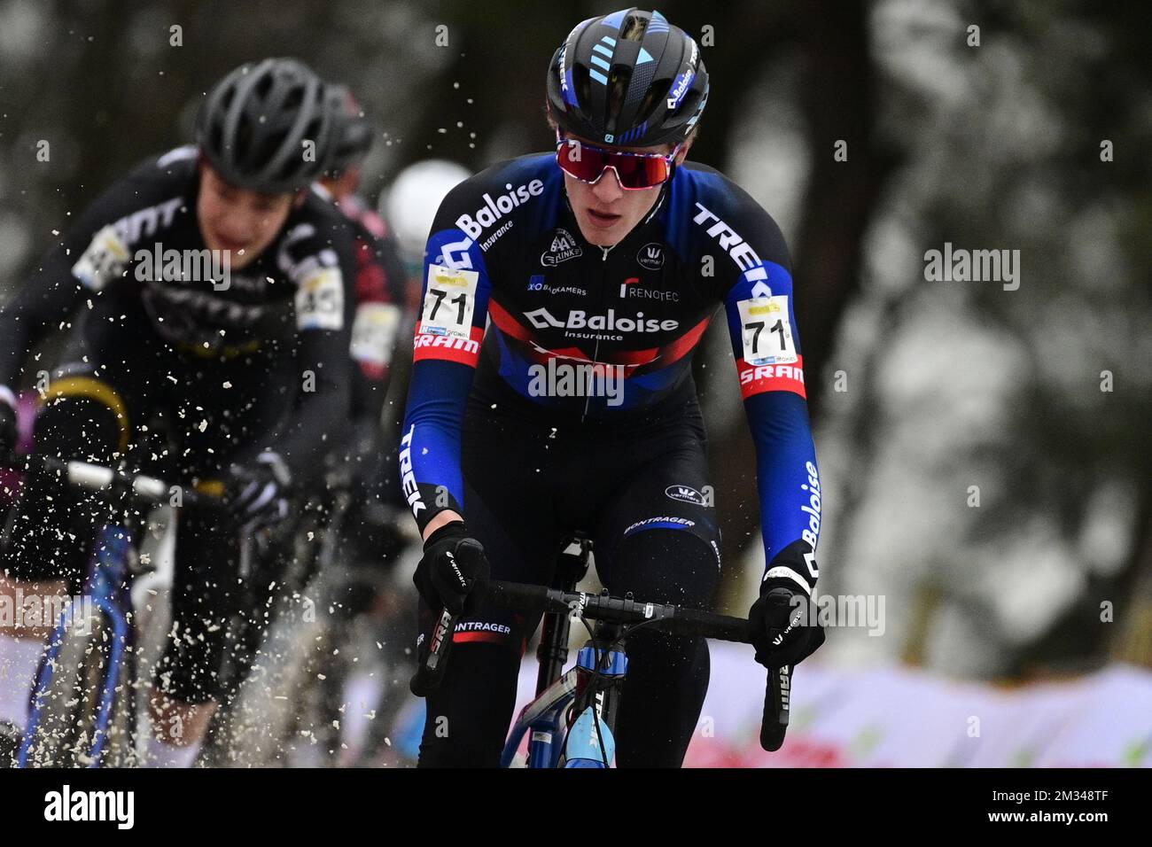 Belgian Ward Huybs pictured in action during the men's elite race of ...