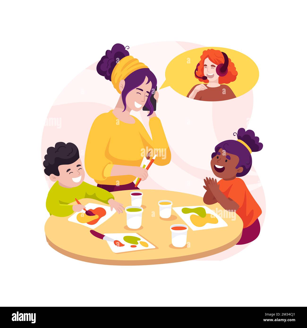 Educator advice isolated cartoon vector illustration Stock Vector Image