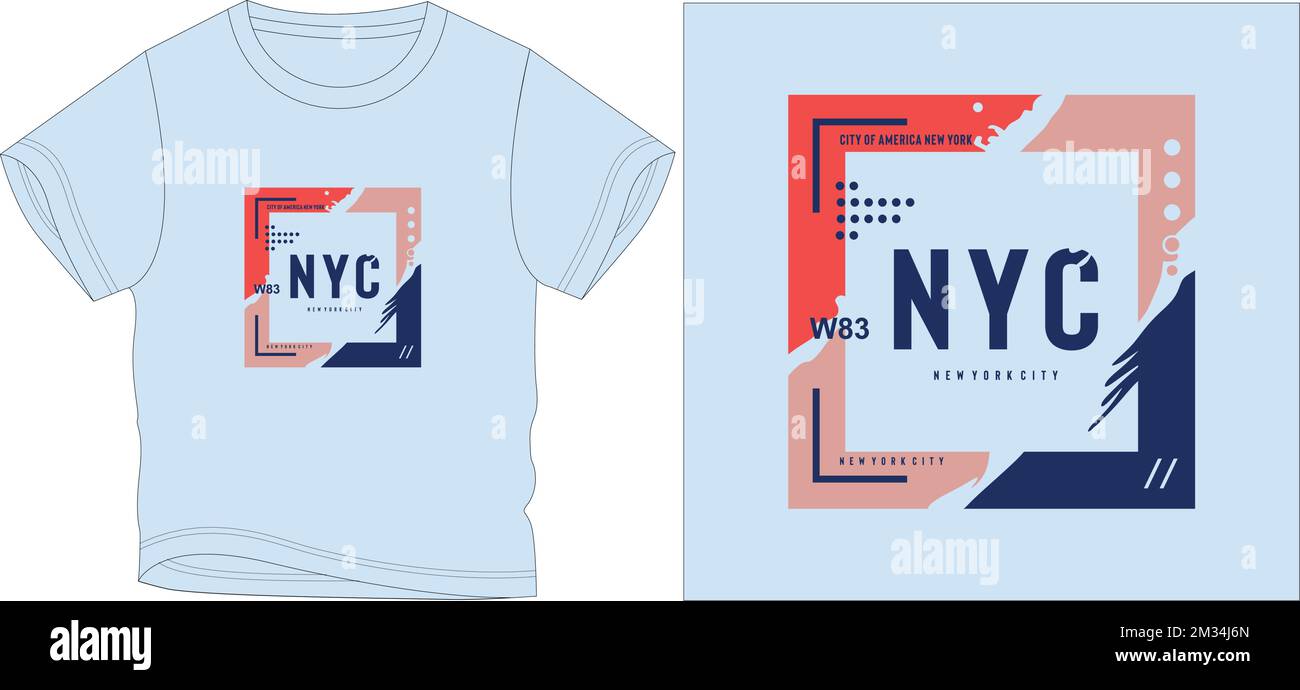 NYC, NEW YORK, Stock Vector Illustration T-Shirt Design, Print Design Stock  Vector Image & Art - Alamy