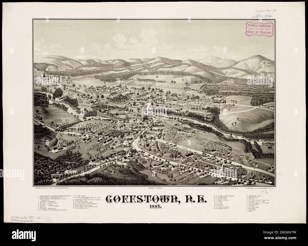Map of goffstown hires stock photography and images Alamy