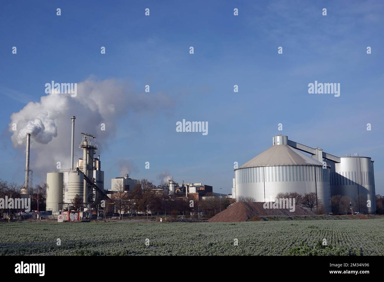 Zuckerfabrik der Pfeifer und Langen KG,Nordrhein-Westfalen, Deutschland, Euskirchen Stock Photo