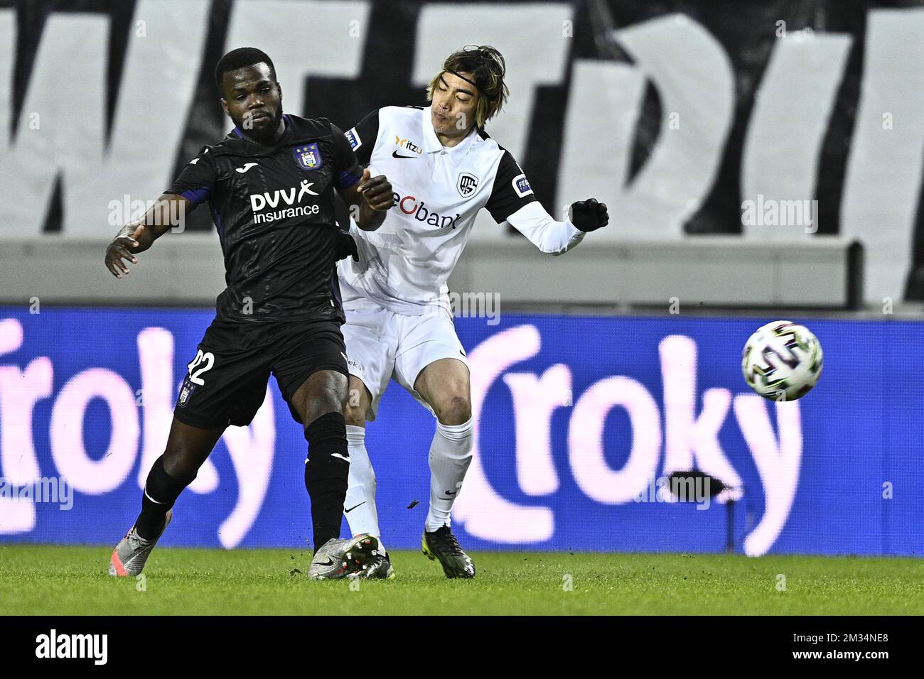 BRUSSELS, BELGIUM - JANUARY 31: Kemar Lawrence of RSC Anderlecht