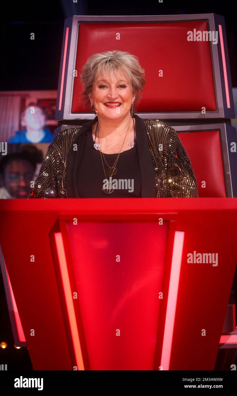 The Voice BJ Scott poses for the photographer before the final of television show 'The Voice