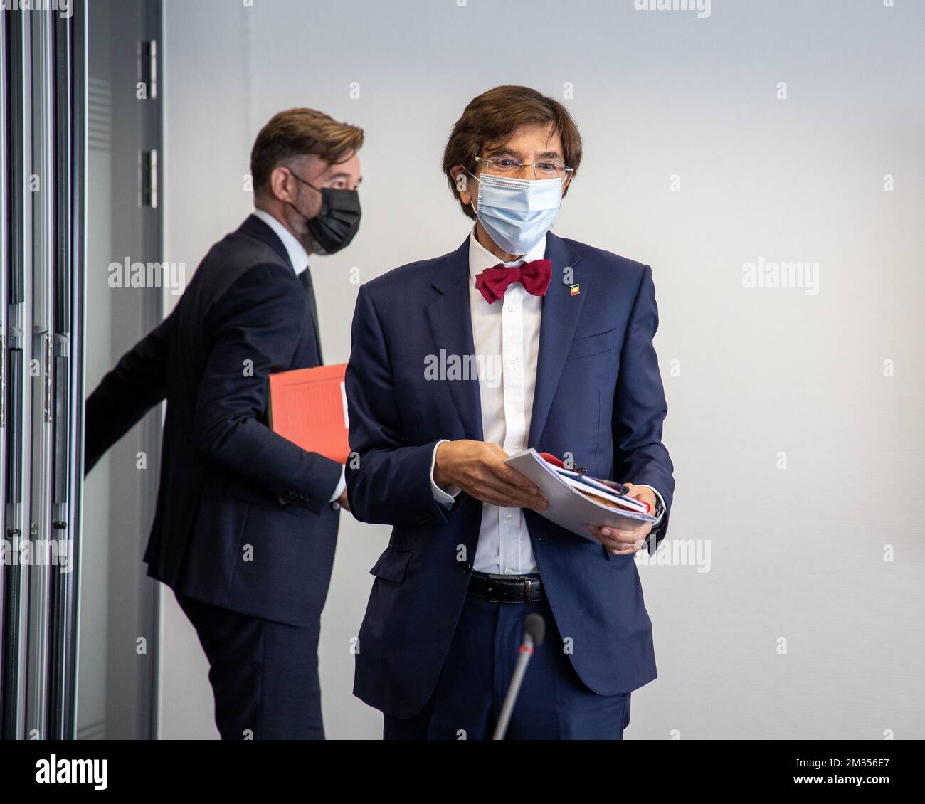 Luxembourg Minister of Economy Franz Fayot and Walloon Minister