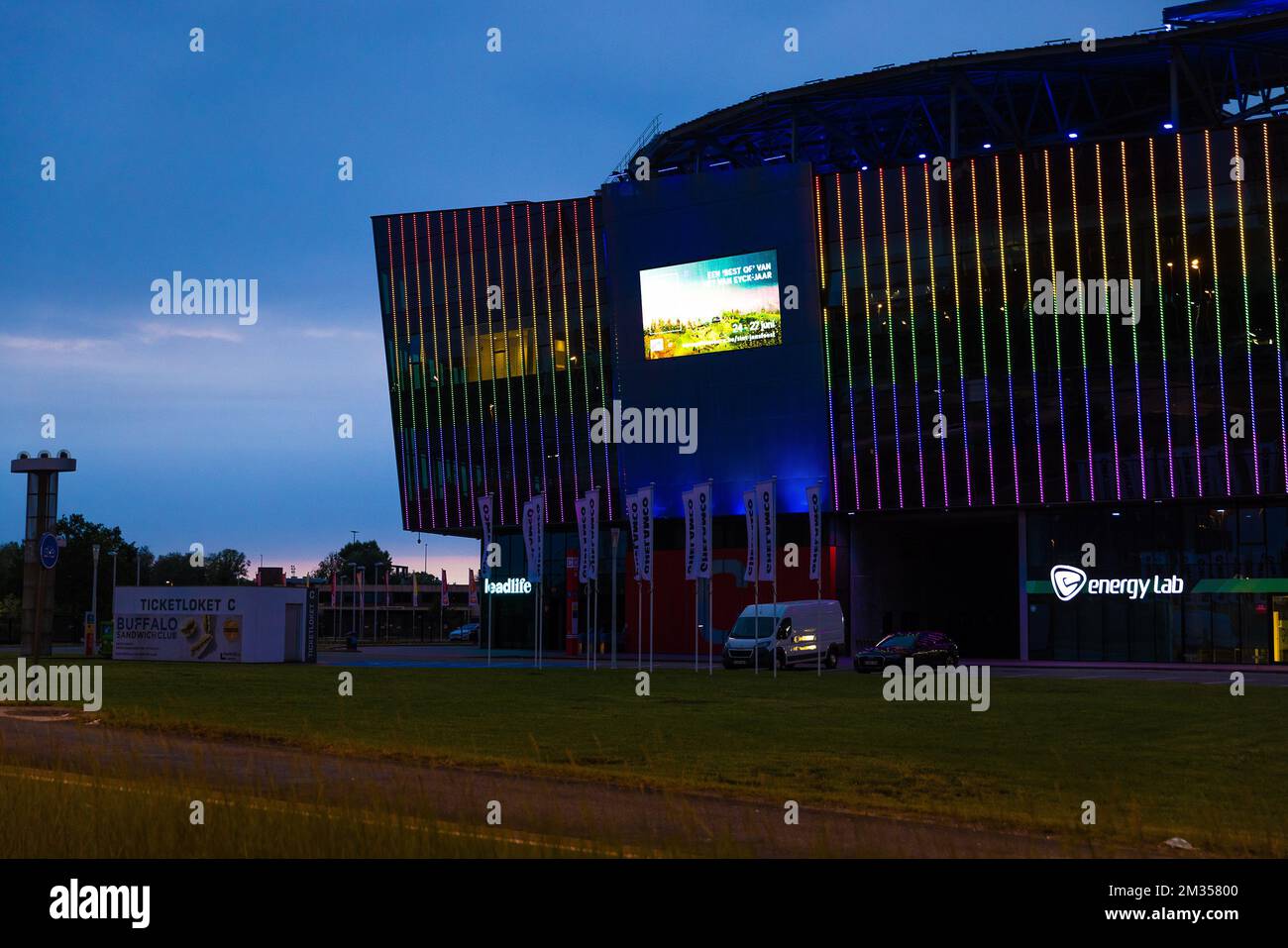 Illustration picture shows The Ghelamco Arena, home base of 