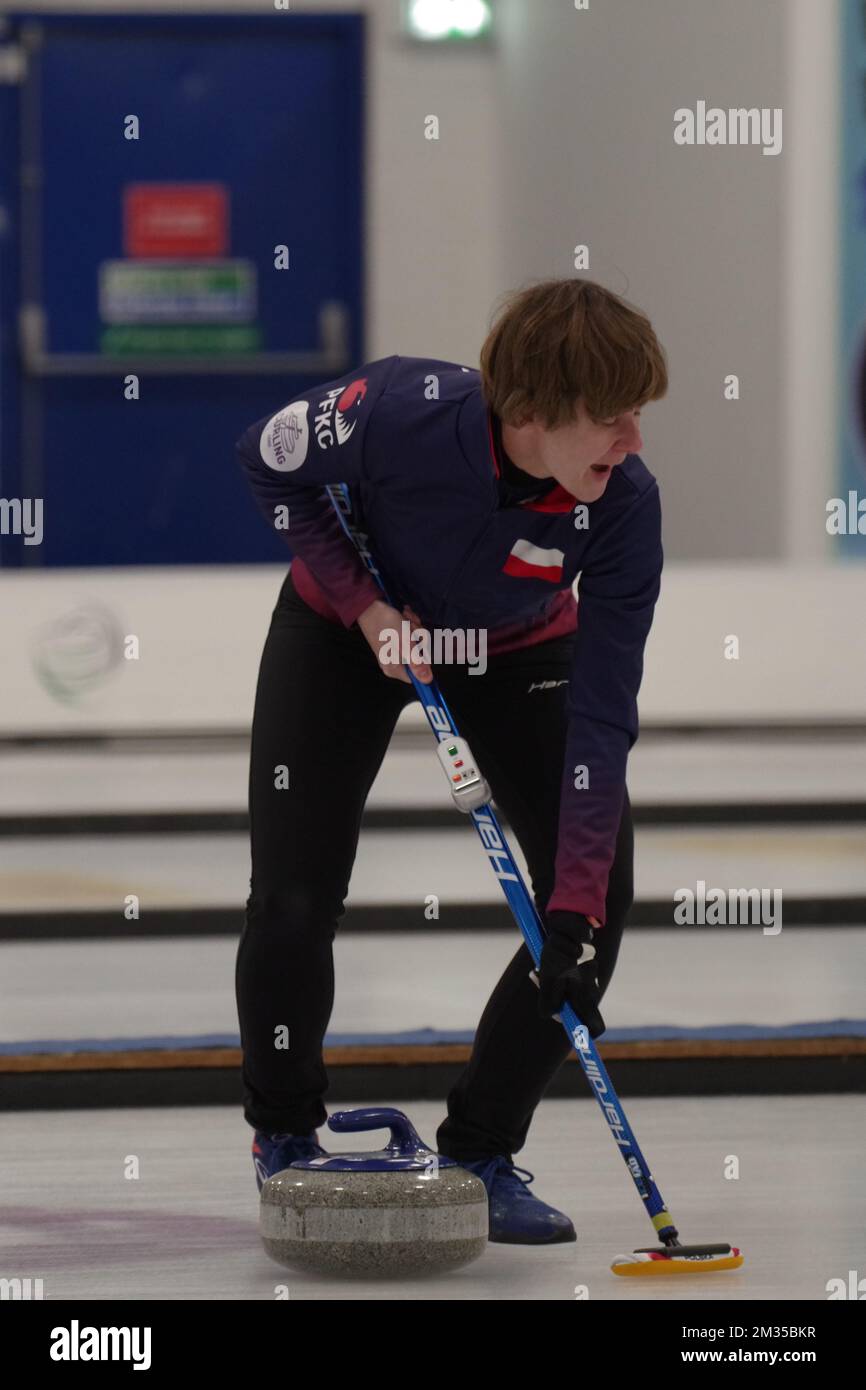 Dumfries, Scotland, 4 December 2022. Adela Walczak playing for Poland
