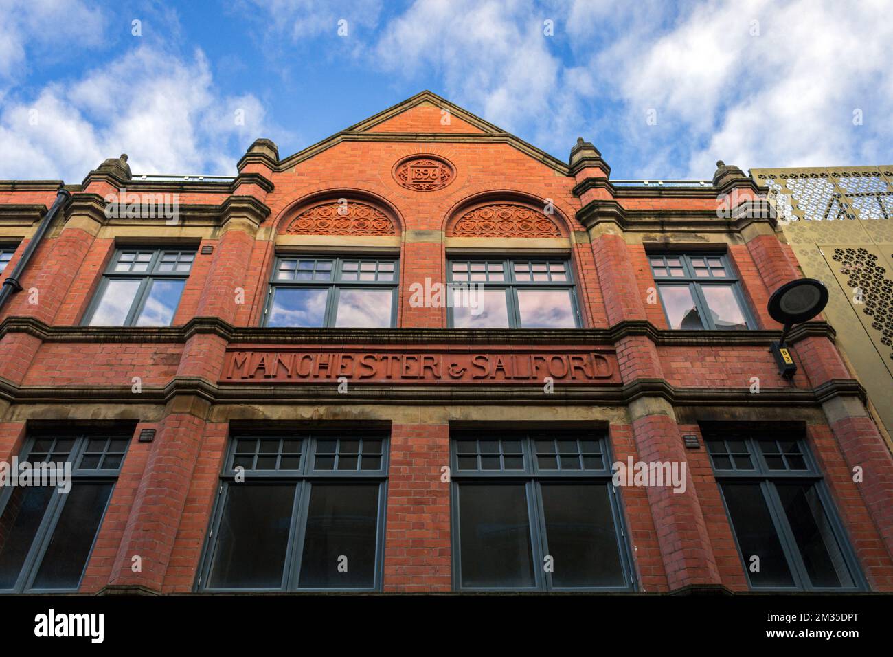 Manchester & Salford Street Children's Mission. Wood Street, Manchester. Stock Photo