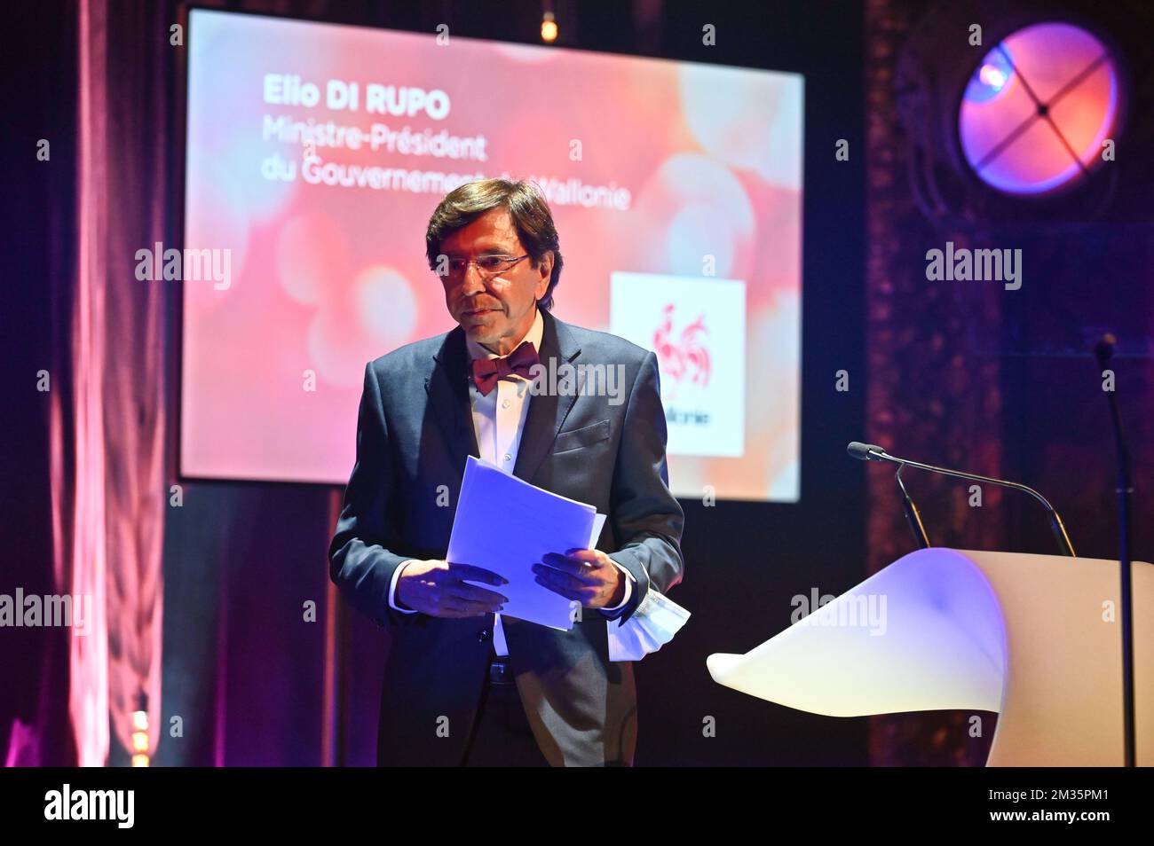 Walloon Minister President Elio Di Rupo pictured at a ceremony for the ...