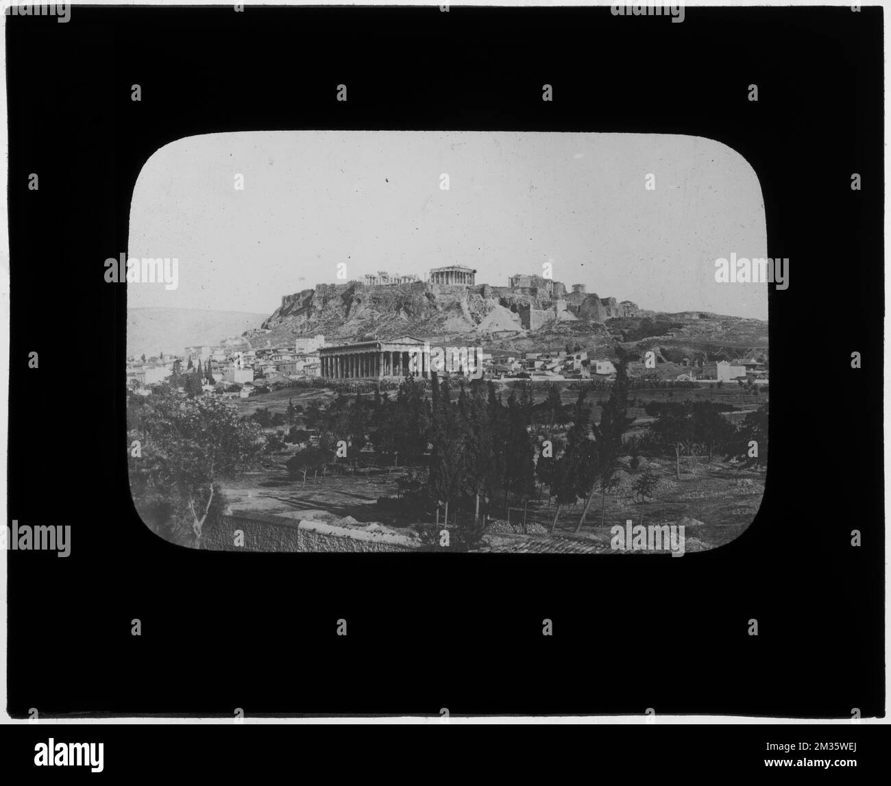 Greece. Athens. The Acropolis, the Theseion , Greek temples