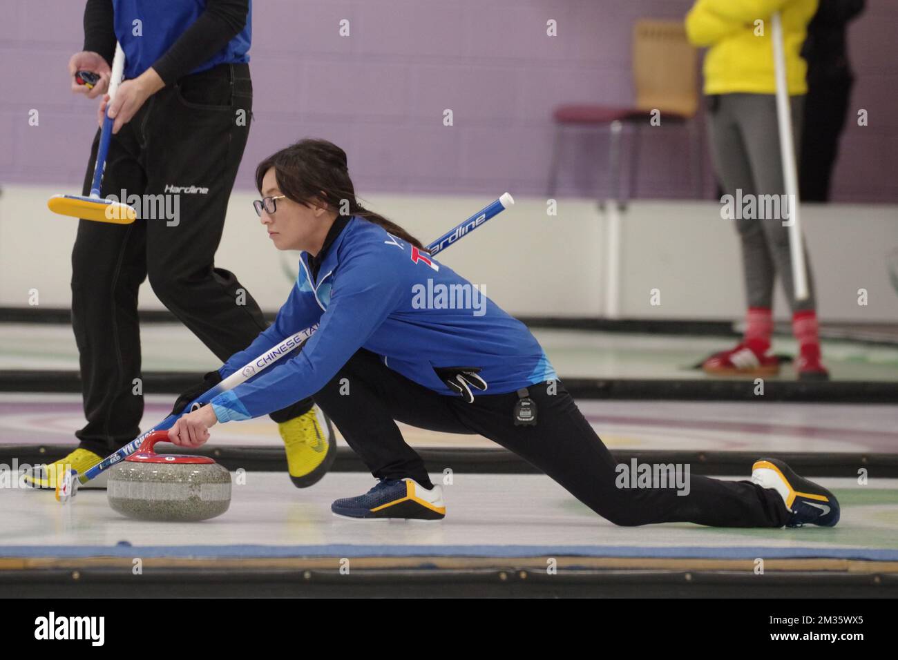 Dumfries, Scotland, 4 December 2022. Chou Amanda playing for Chinese
