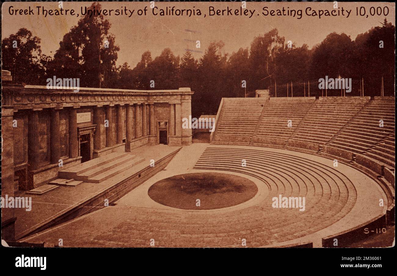 Greek Theatre, University of California, Berkeley. Seating capacity