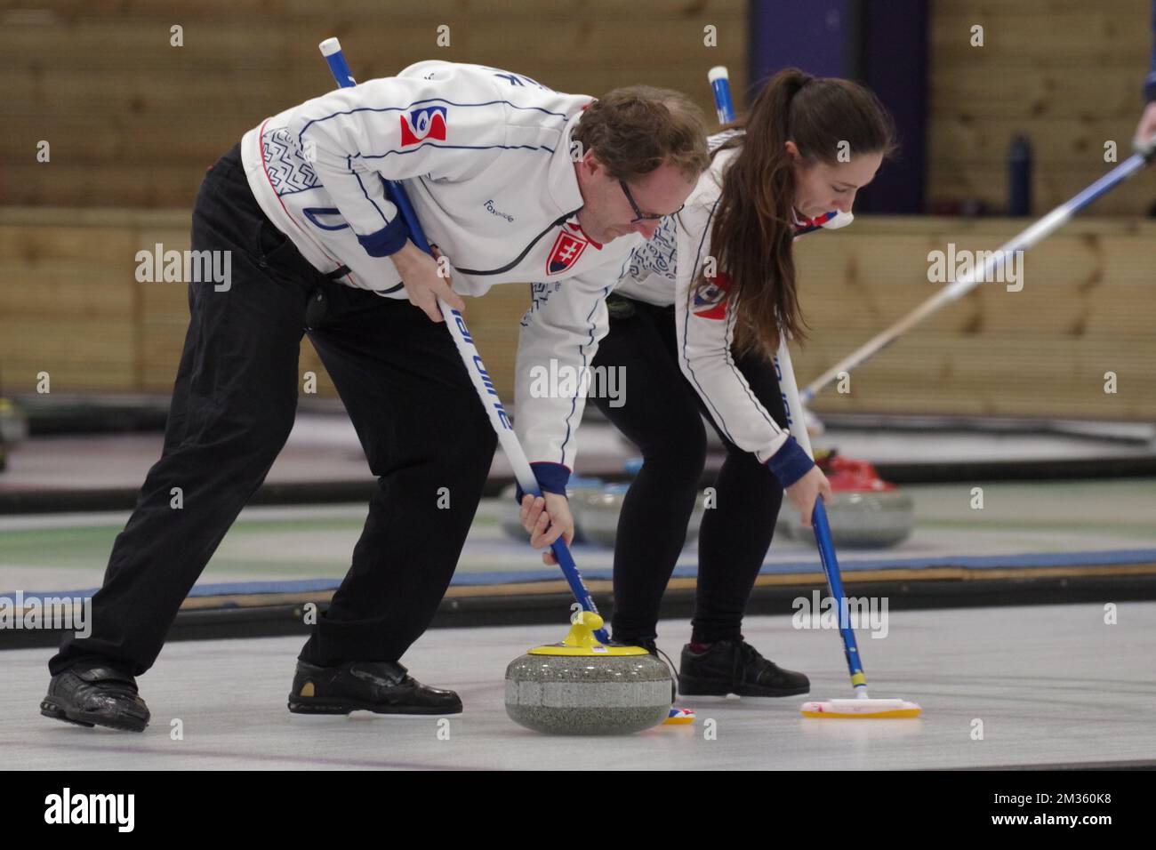 Dumfries, Scotland, 4 December 2022. Frantisek Pitonak and Slavka