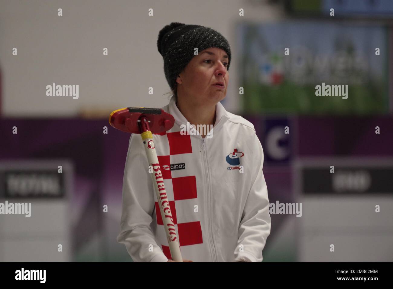 Dumfries, Scotland, 4 December 2022. Petra Bestak playing for Croatia