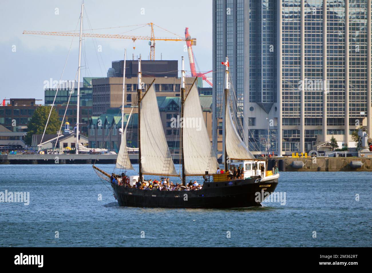 The Tall Ship Silva, a 130foot schooner in Halifax Harbour, Nova