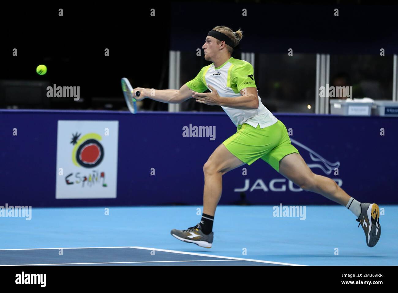 Fokina Racket Spanish Alejandro Davidovich Fokina pictured in action during a singles ...