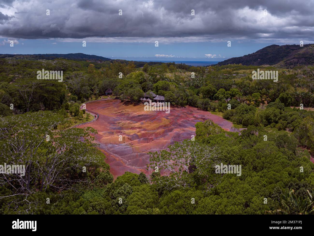 Chamarel Seven Colored Earth Geopark In Riviere Noire District chamarel-seven-colored-earth-geopark-in-riviere-noire-district