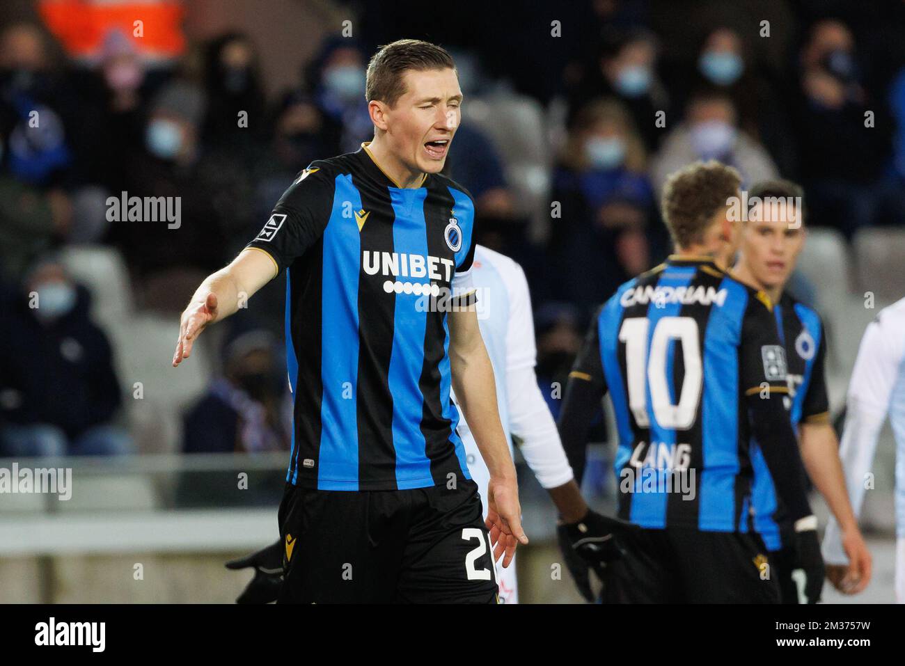 Soccer - Belgian Jupiler League - Sporting Lokeren v Club Brugge. Hans  Cornelis, Club Brugge Stock Photo - Alamy