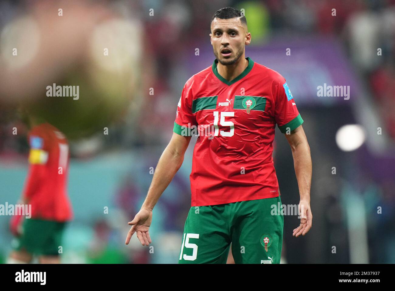 Selim Amallah of Morocco during the FIFA World Cup, Qatar. , . in Al Khor  Qatar. (Photo by Bagu Blanco/Pressinphoto/Sipa USA) Credit: Sipa USA/Alamy  Live News Stock Photo - Alamy