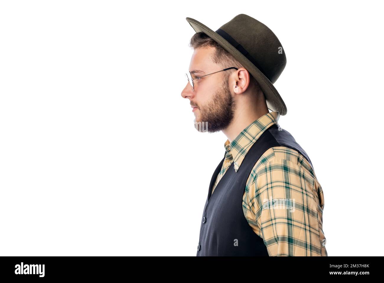 Young trendy man posing Stock Photo