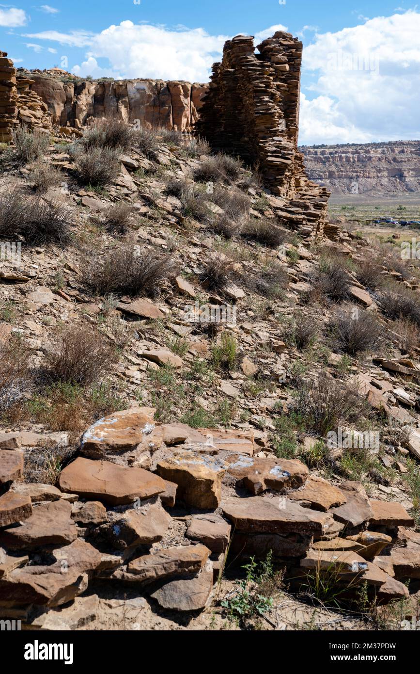 Photograph from Chaco Cultural National Historical Park; Nageezi, New Mexico, USA Stock Photo