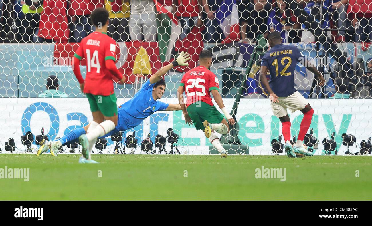 Kolo world cup 2022 france morocco hires stock photography and images