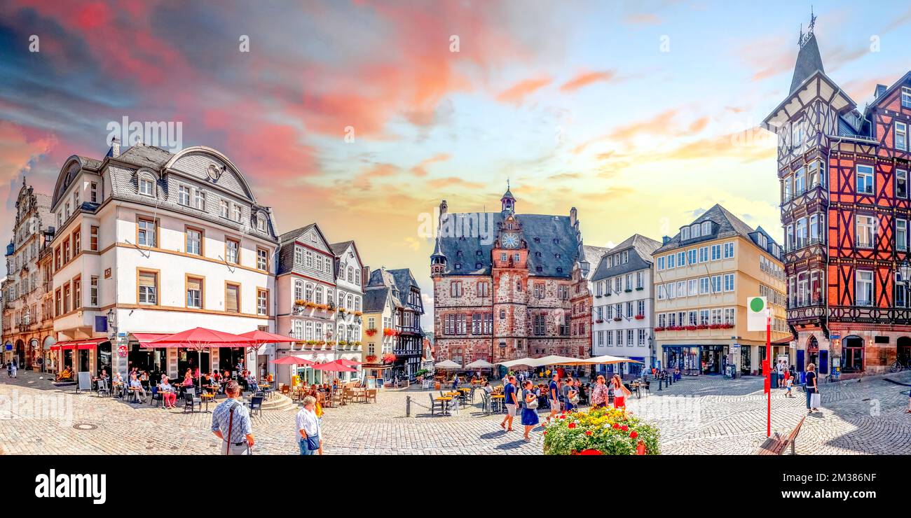 City hall, Marburg an der Lahn, Hessen, Germany Stock Photo Alamy