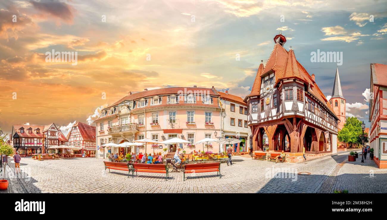 Old city of Michelstadt, Hessen, Germany Stock Photo - Alamy