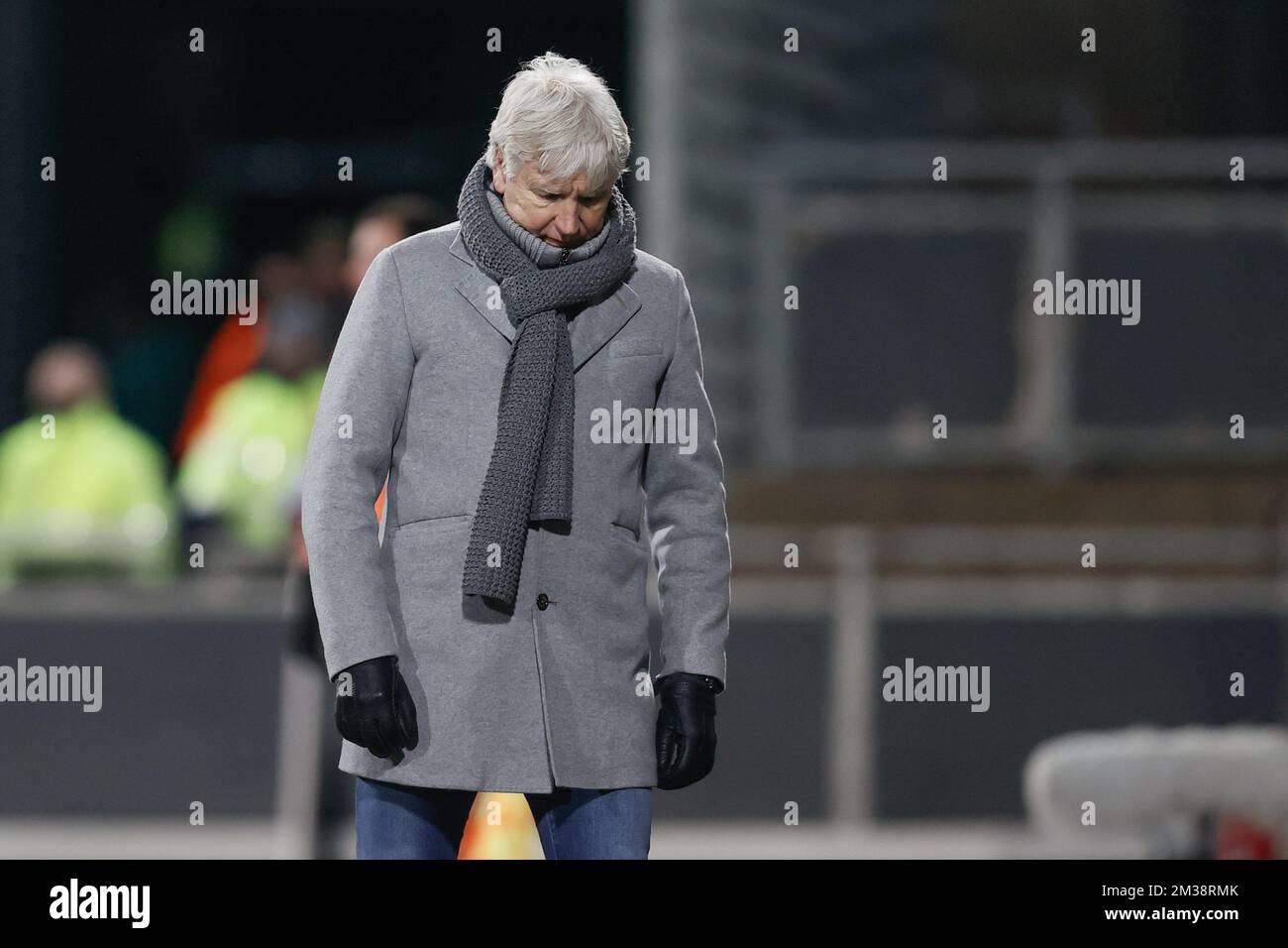 OHL's head coach Marc Brys pictured during a soccer match between KAS
