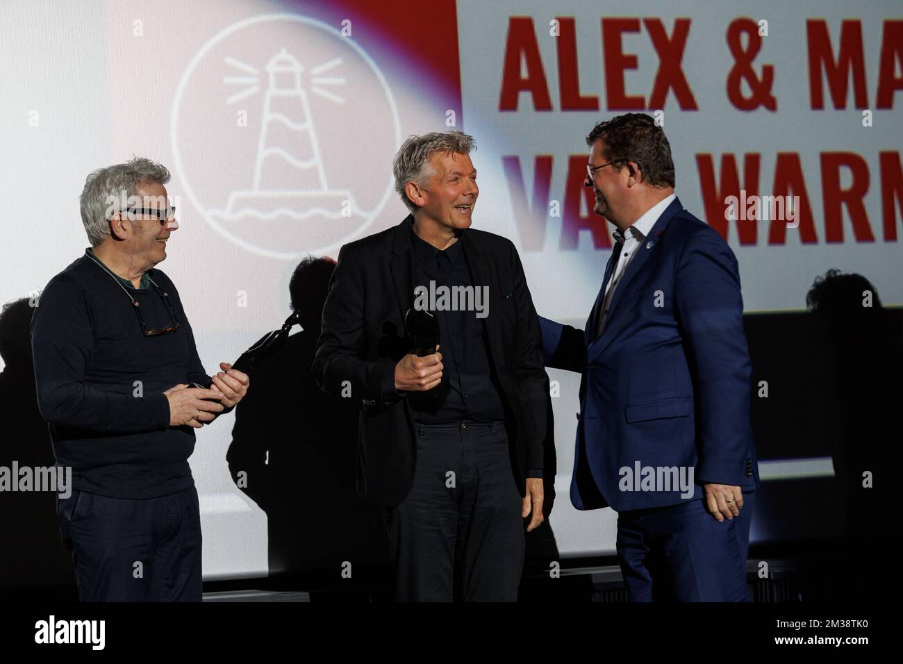 Dutch director Alex van Warmerdam and his brother, movie producer Marc