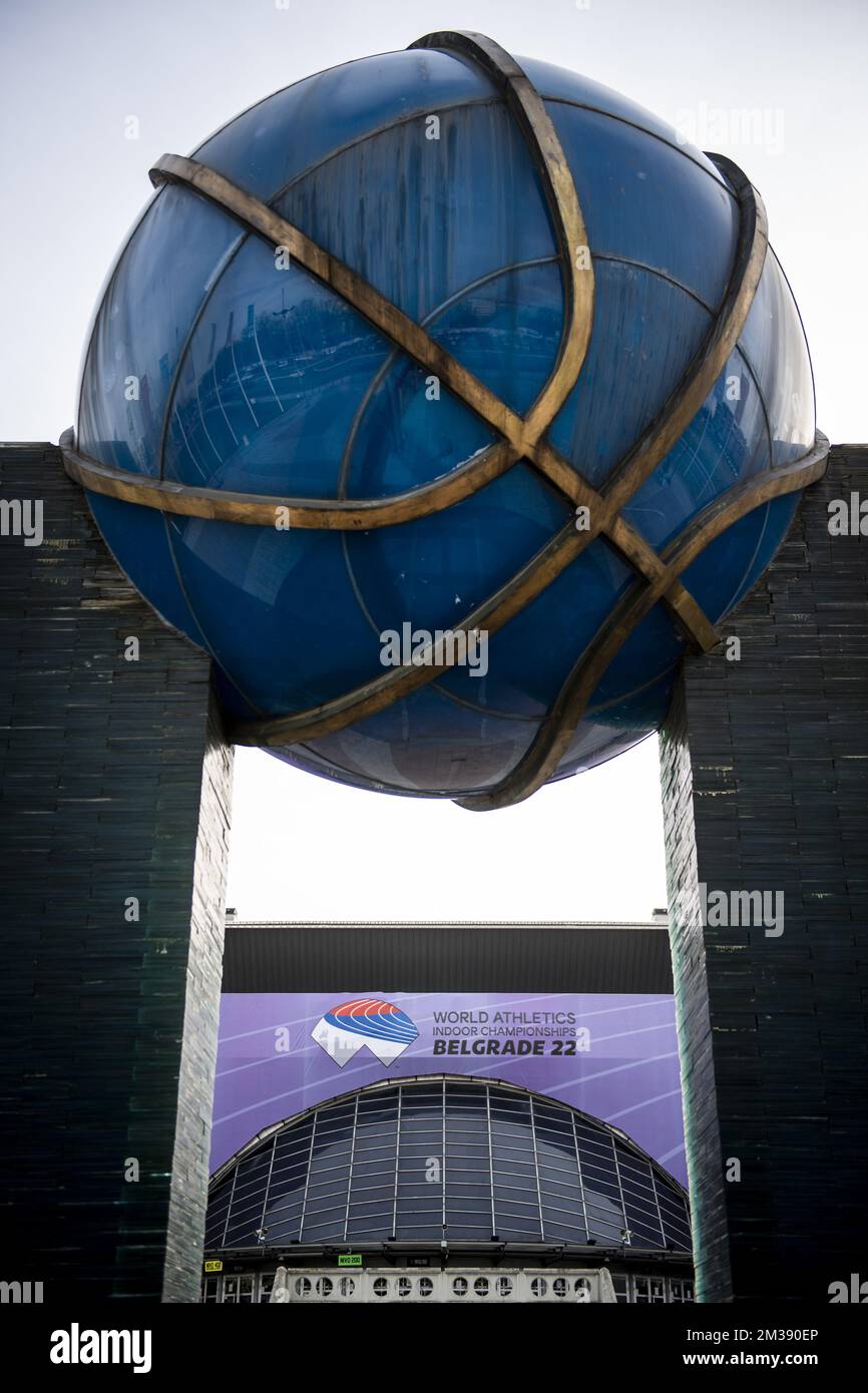 Illustration picture shows the Stark Arena ahead of the IAAF World ...