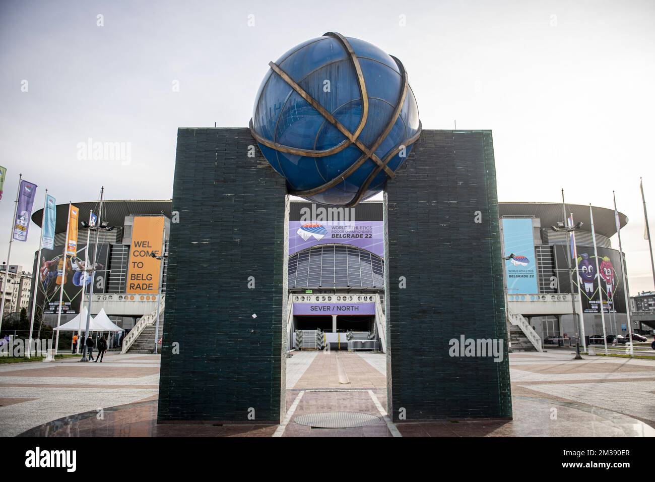 Illustration picture shows the Stark Arena ahead of the IAAF World ...
