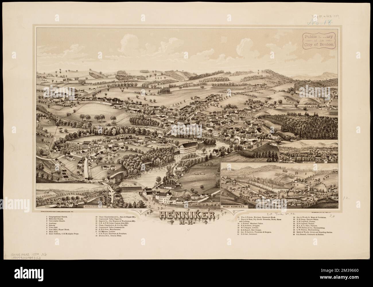 Henniker NH Aerial Views
