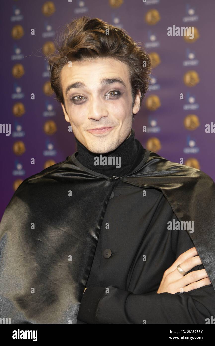 actor Aaron Blommaert pictured during the 'Gala van de Gouden K's ...