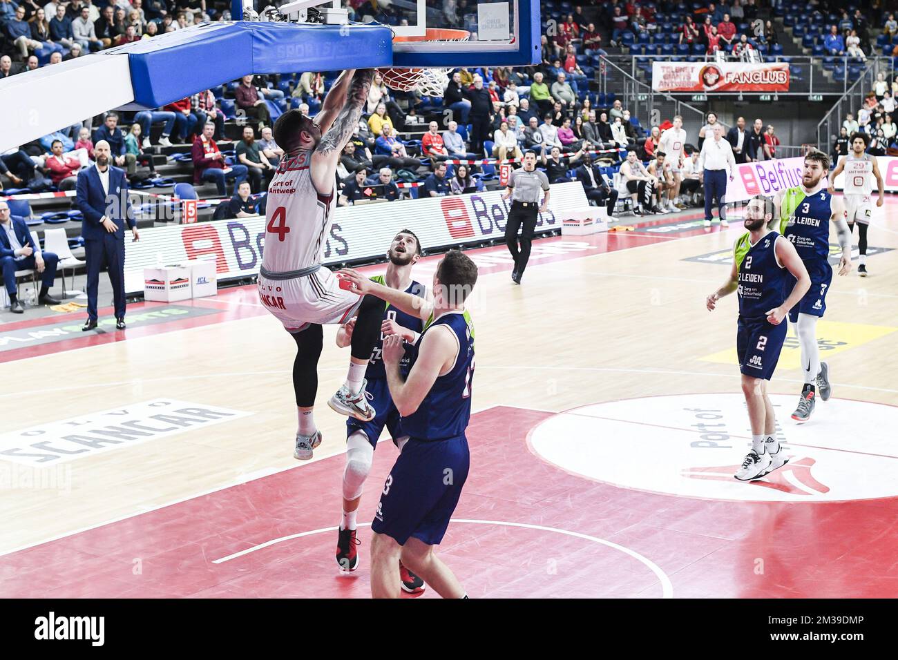 Bandja Sy of Metropolitans 92 dunks during the French championship, Betclic  Elite Basketball match between Paris Basketball and Metropolitans 92  (Boulogne-Levallois) on January 15, 2022 at Halle Georges Carpentier in  Paris, France 