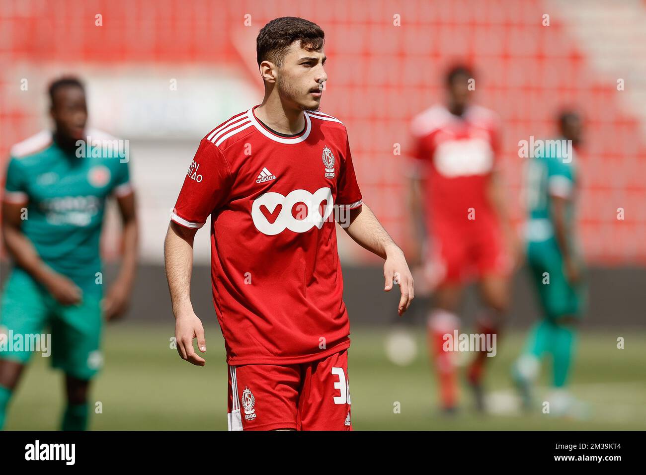 Standard's Cihan Canak pictured during a friendly soccer match between