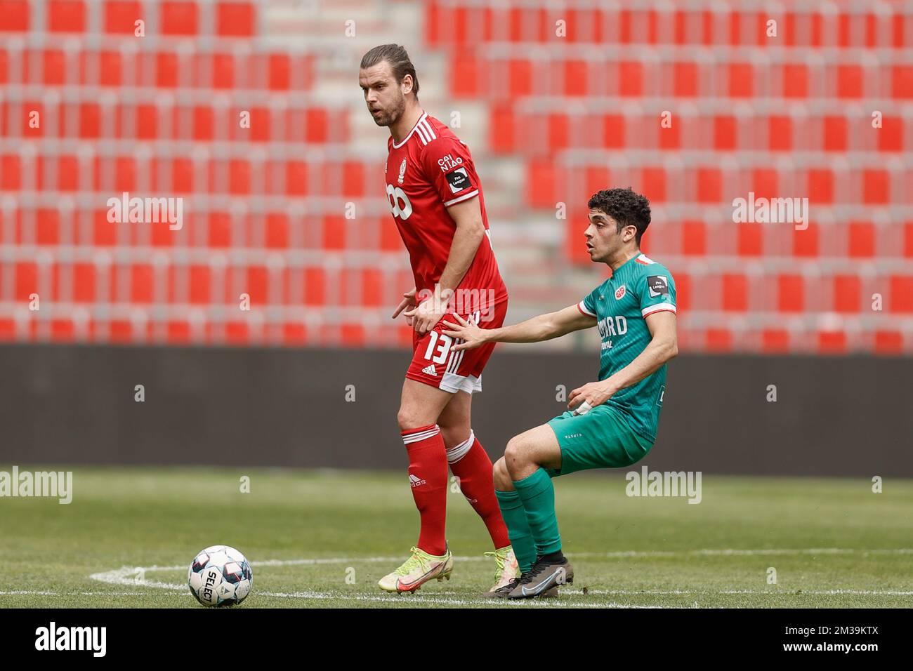Standard's Joachim Van Damme pictured in action during a friendly