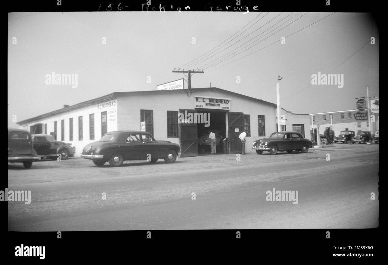 Highland Ave Roklan Garage , Automobile service stations. Needham