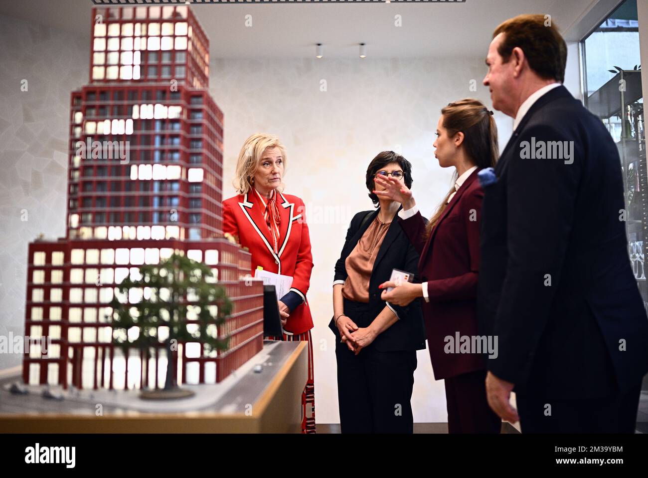 Princess Astrid of Belgium, Federal Minister Tinne Van der Straeten