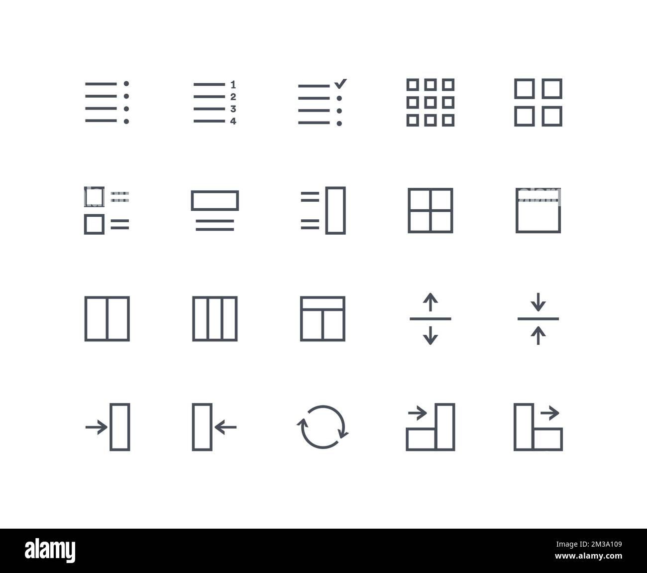 Edit UI UX element collection Stock Vector Image & Art - Alamy