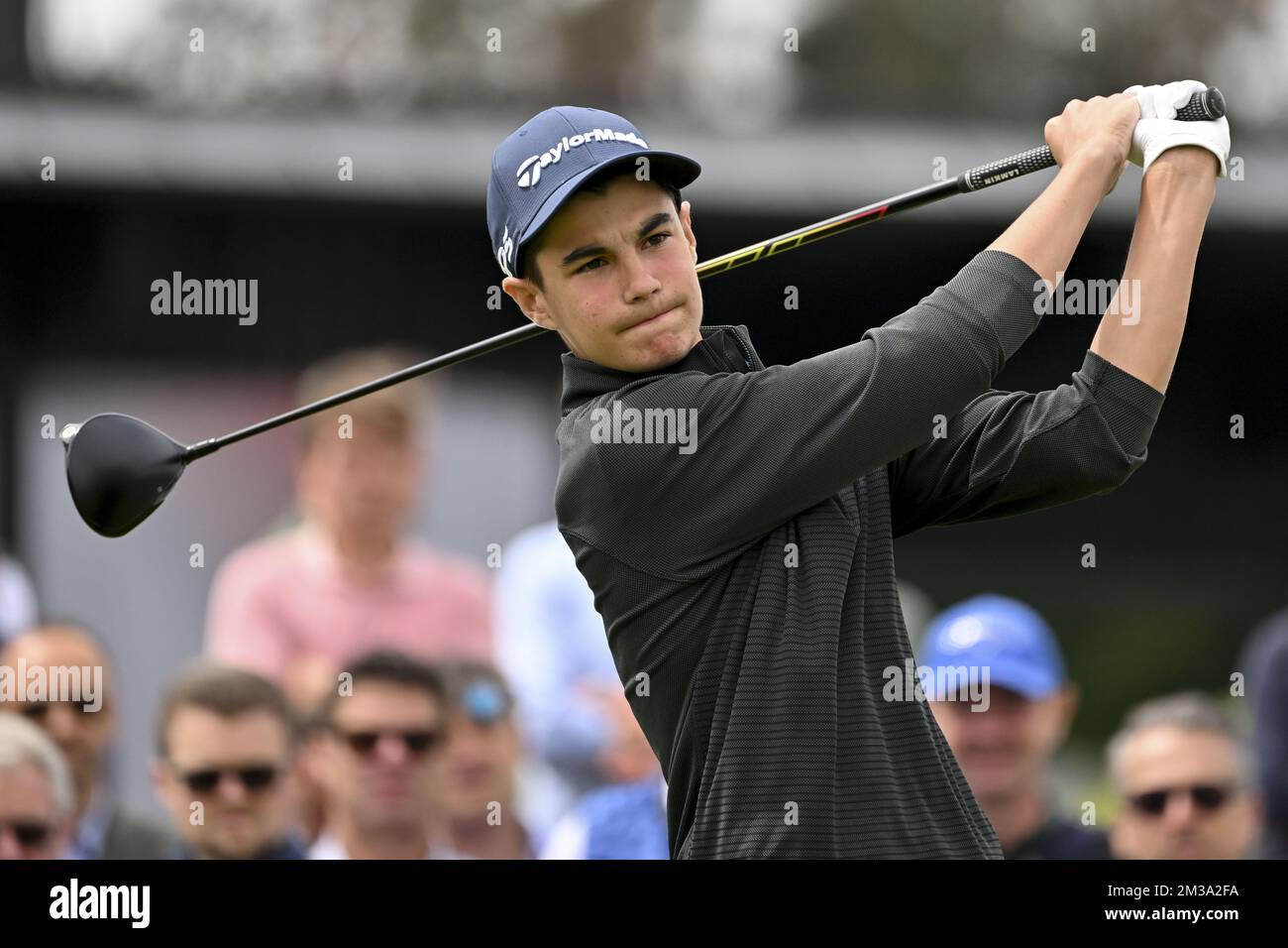 Ukraine's Lev Grinberg pictured during the second round of the Soudal Open  golf tournament, in Schilde, Friday 13 May 2022. The Soudal Open, a  tournament of the DP World Tour, takes place