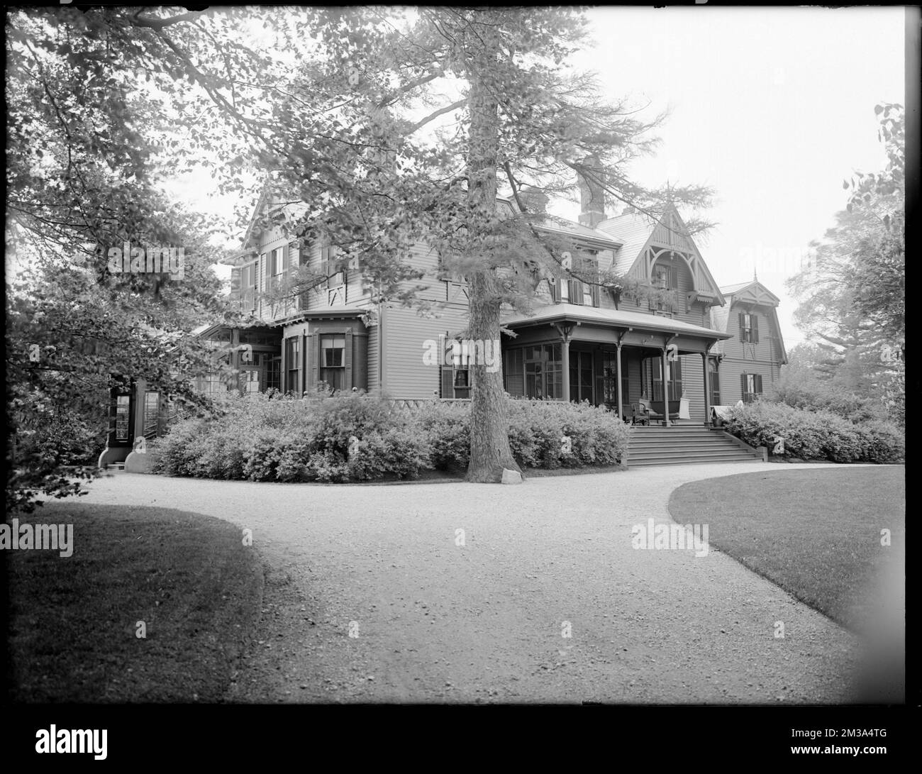 Historic house of Governor Hutchinson, 195 Adams Street, Milton Hill